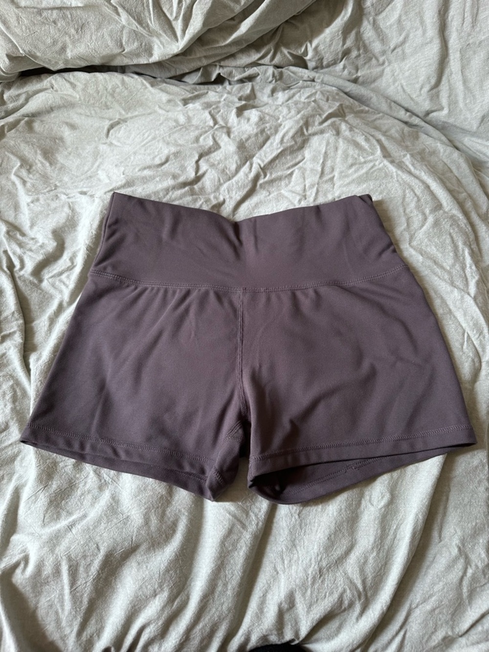 High-Rise Women's Active Shorts in grey